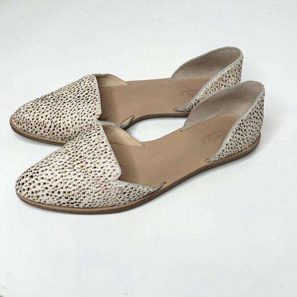 Loeffler Randall Shoes - Loeffler Randall Pony Hair Animal Print D'Orsay Flats Size 7.5